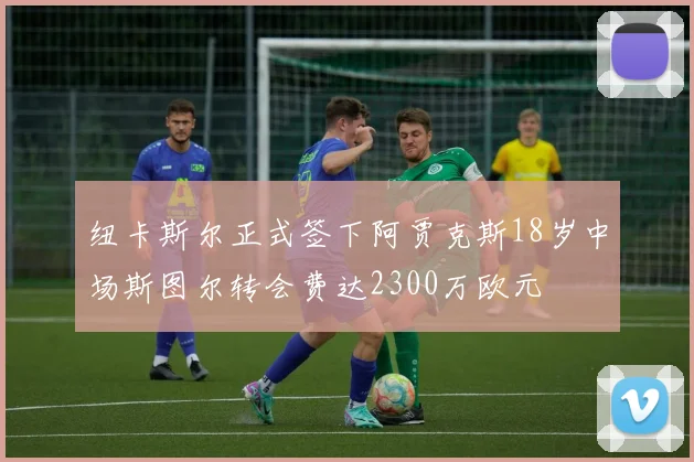 纽卡斯尔正式签下阿贾克斯18岁中场斯图尔转会费达2300万欧元